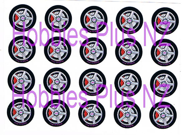 Front Wheel Decal 12.7mm HP 4412-ISRA